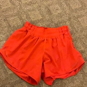 orange hotty hot shorts